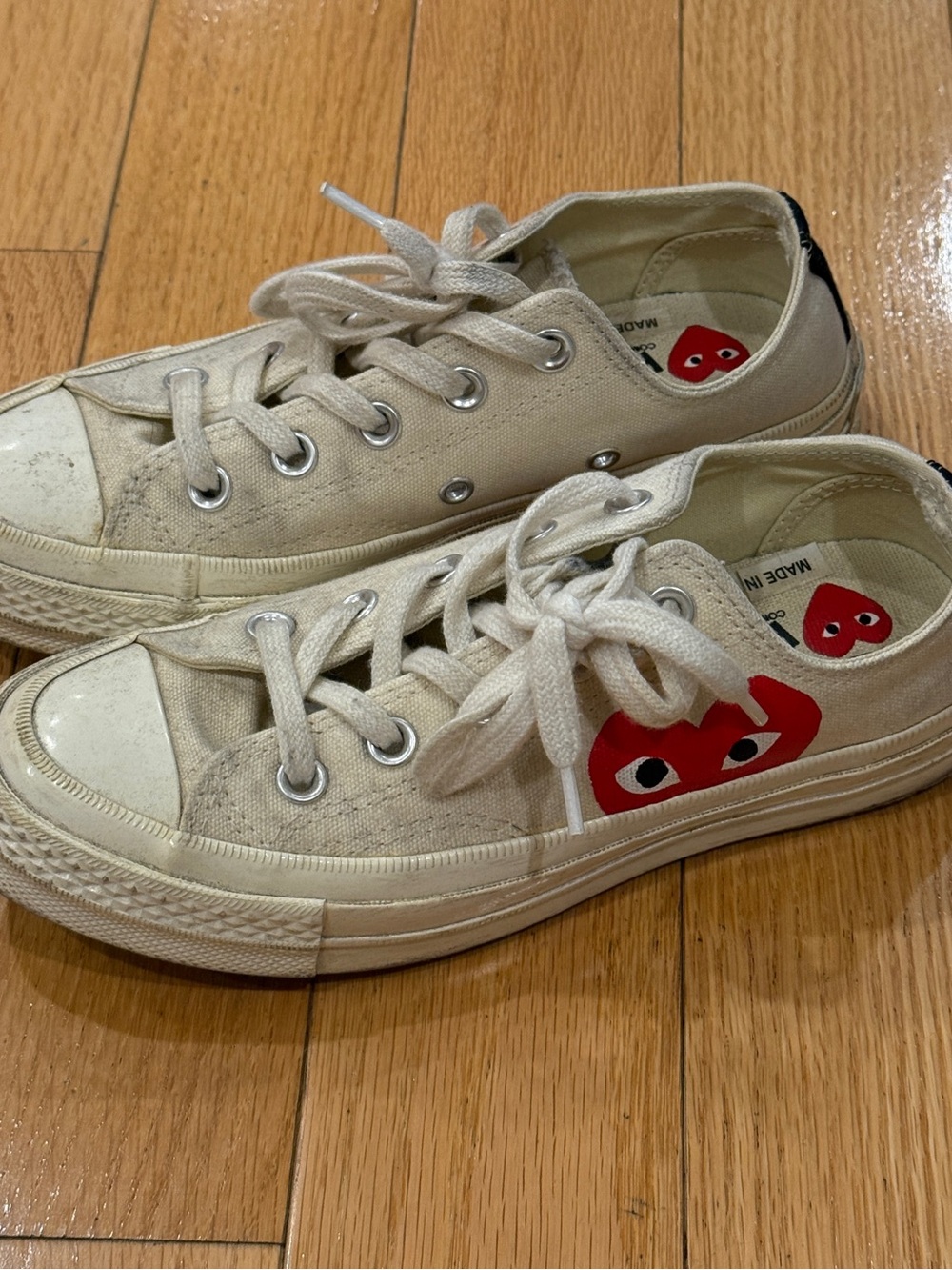 Comme des Garçons PLAY x Converse Chuck Taylor All Star Low Top Sneakers